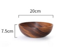 Wooden bowl detail