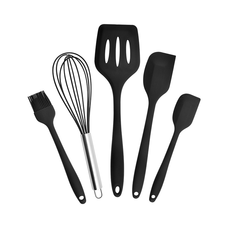 Pro Flex 5-Piece Seamless Silicone Spatula & Prep Set.