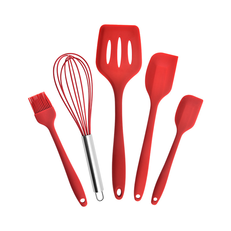 Pro Flex 5-Piece Seamless Silicone Spatula & Prep Set.