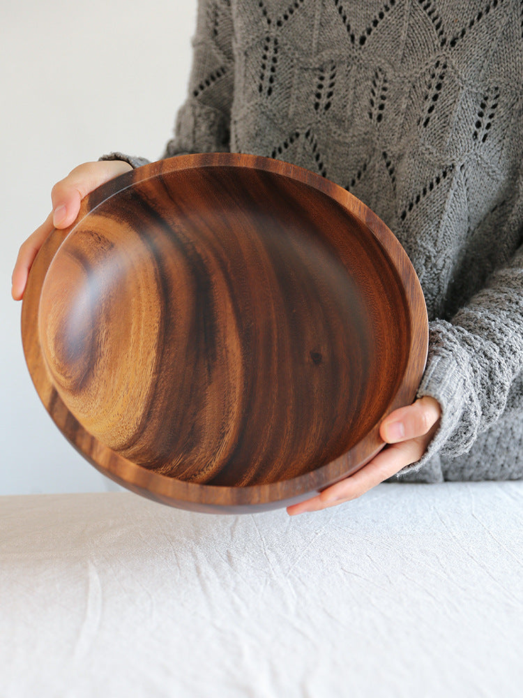 Wooden bowl size option